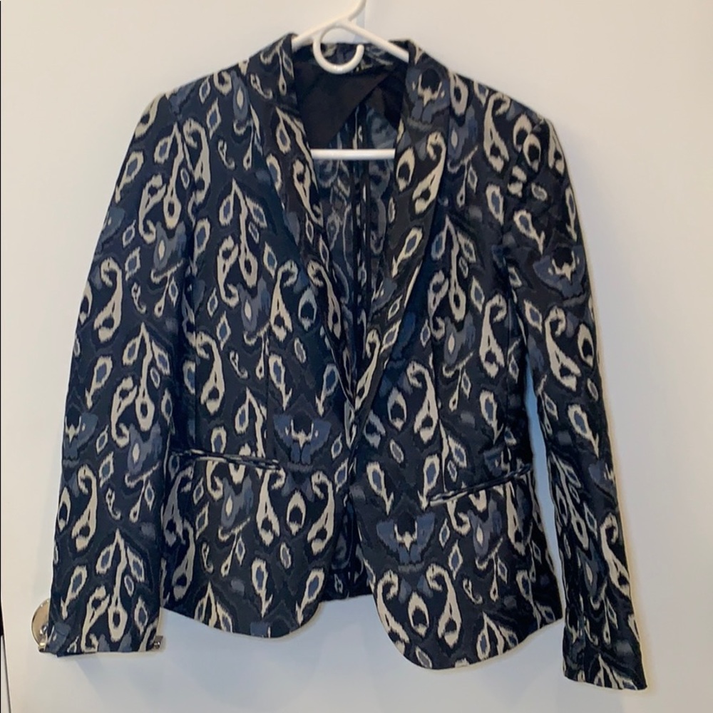 Rag and Bone paisley brocade blazer